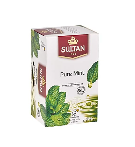 SULTAN TEA Moroccan Green Tea with Pure Mint