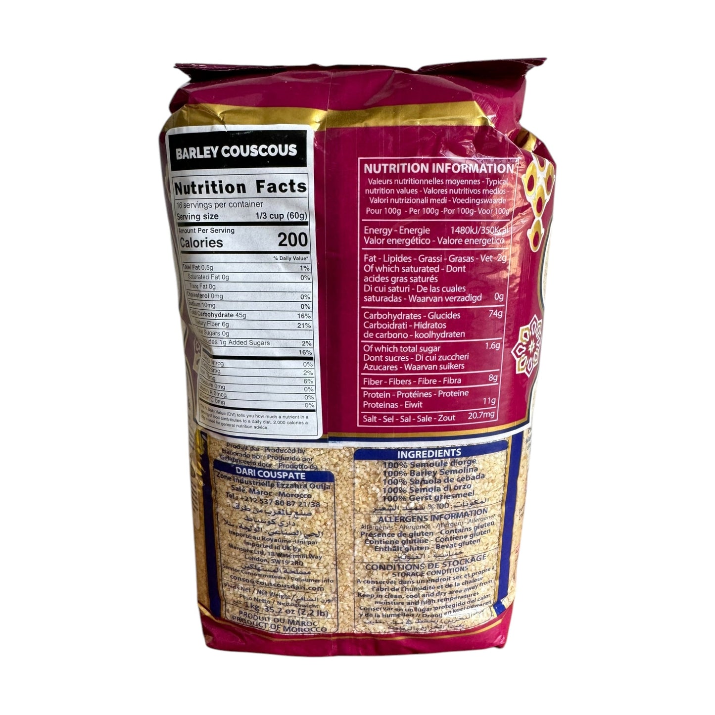 Barley Couscous by Dari