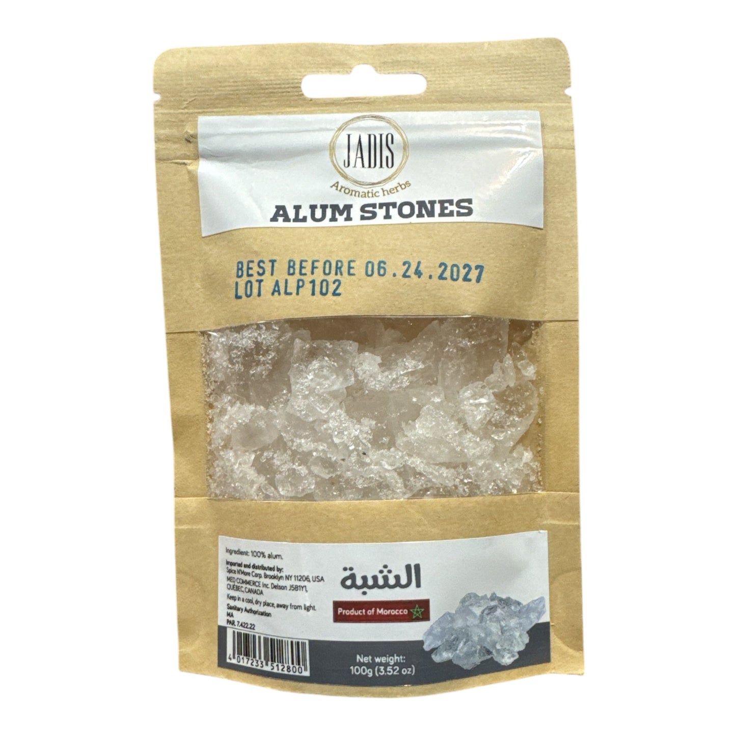 Alum Stone 50g Pierre D'Alun