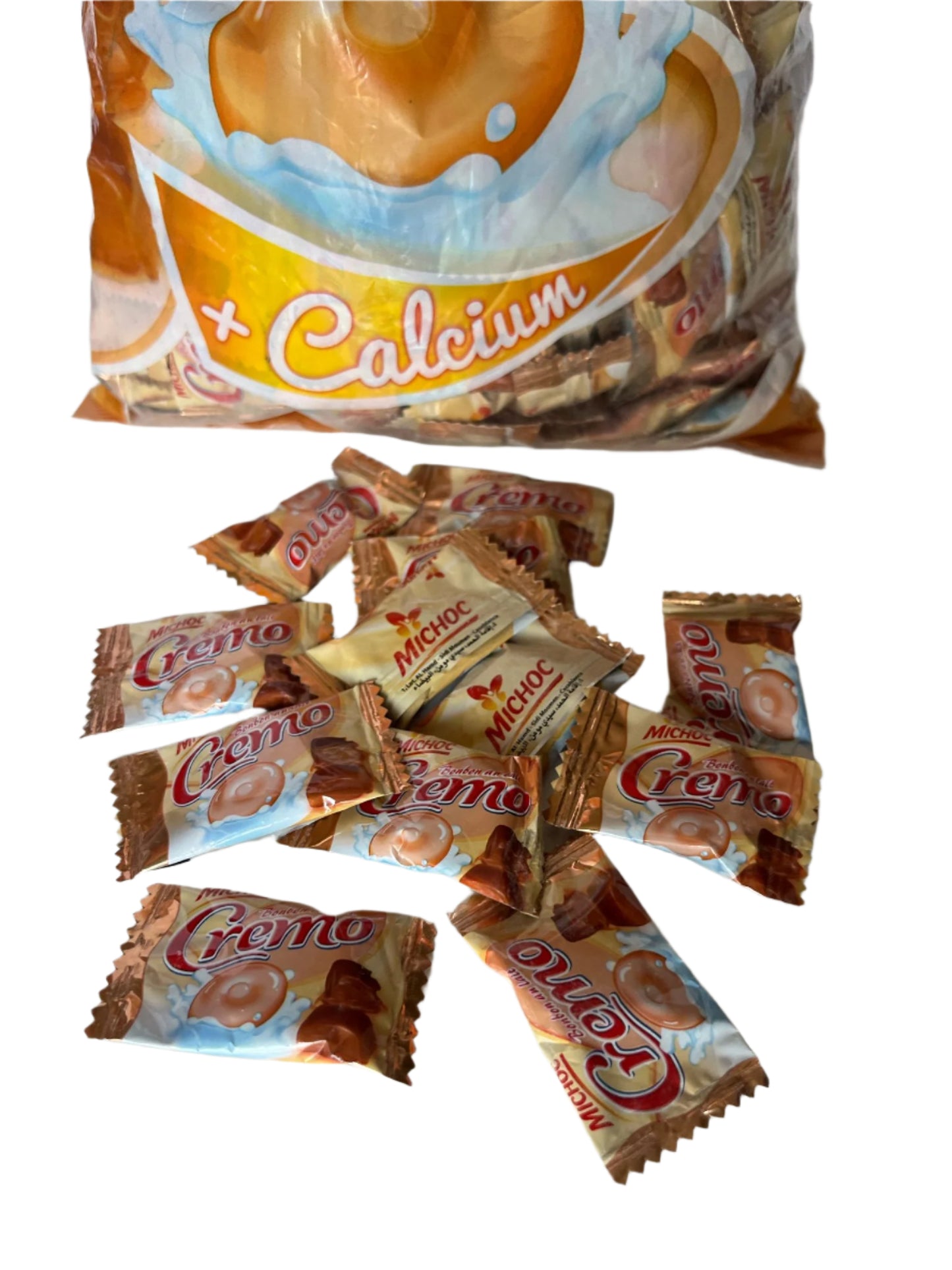 X 10 Michoc Cremo Candy Caramel & Strawberry