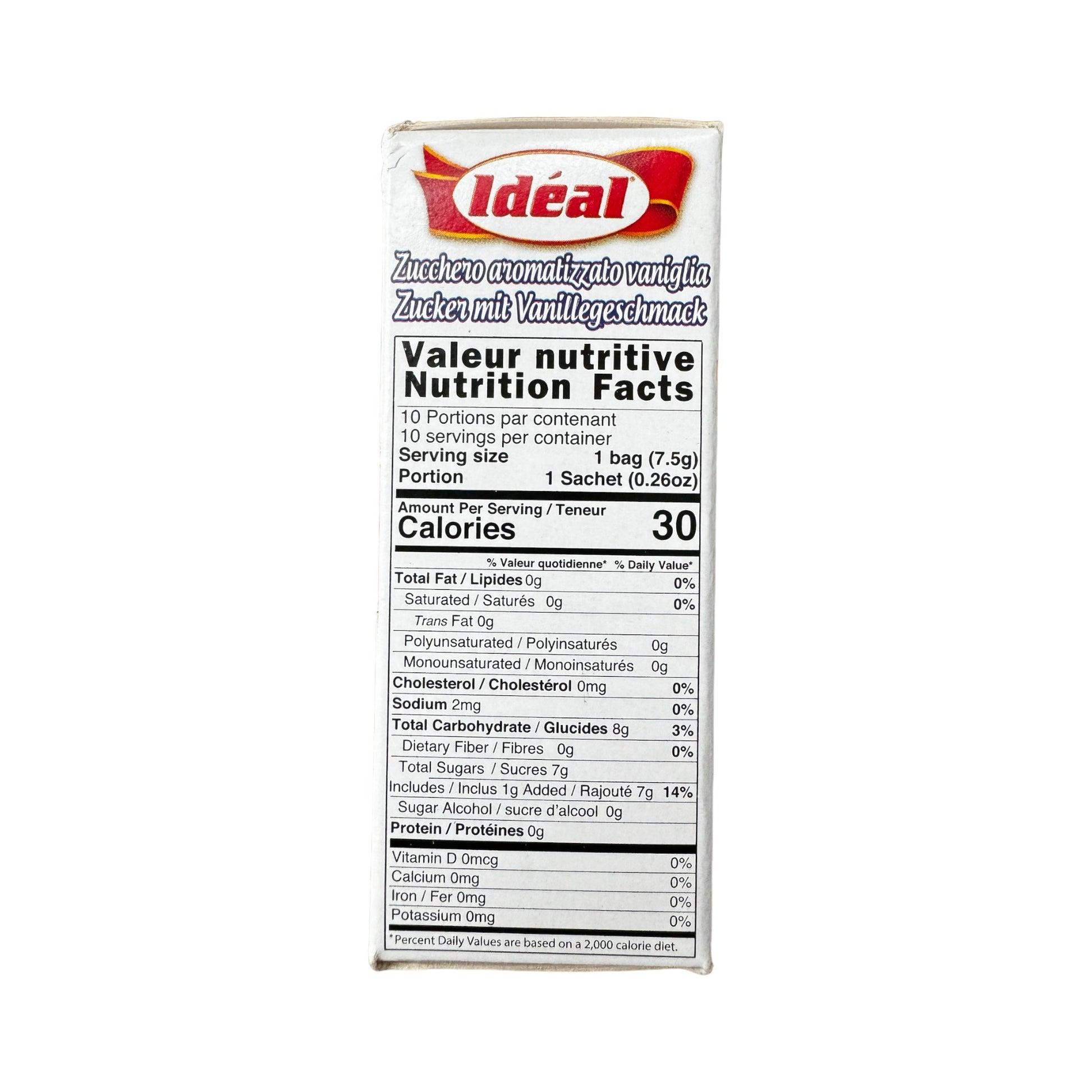 Idéal Vanilla Sugar