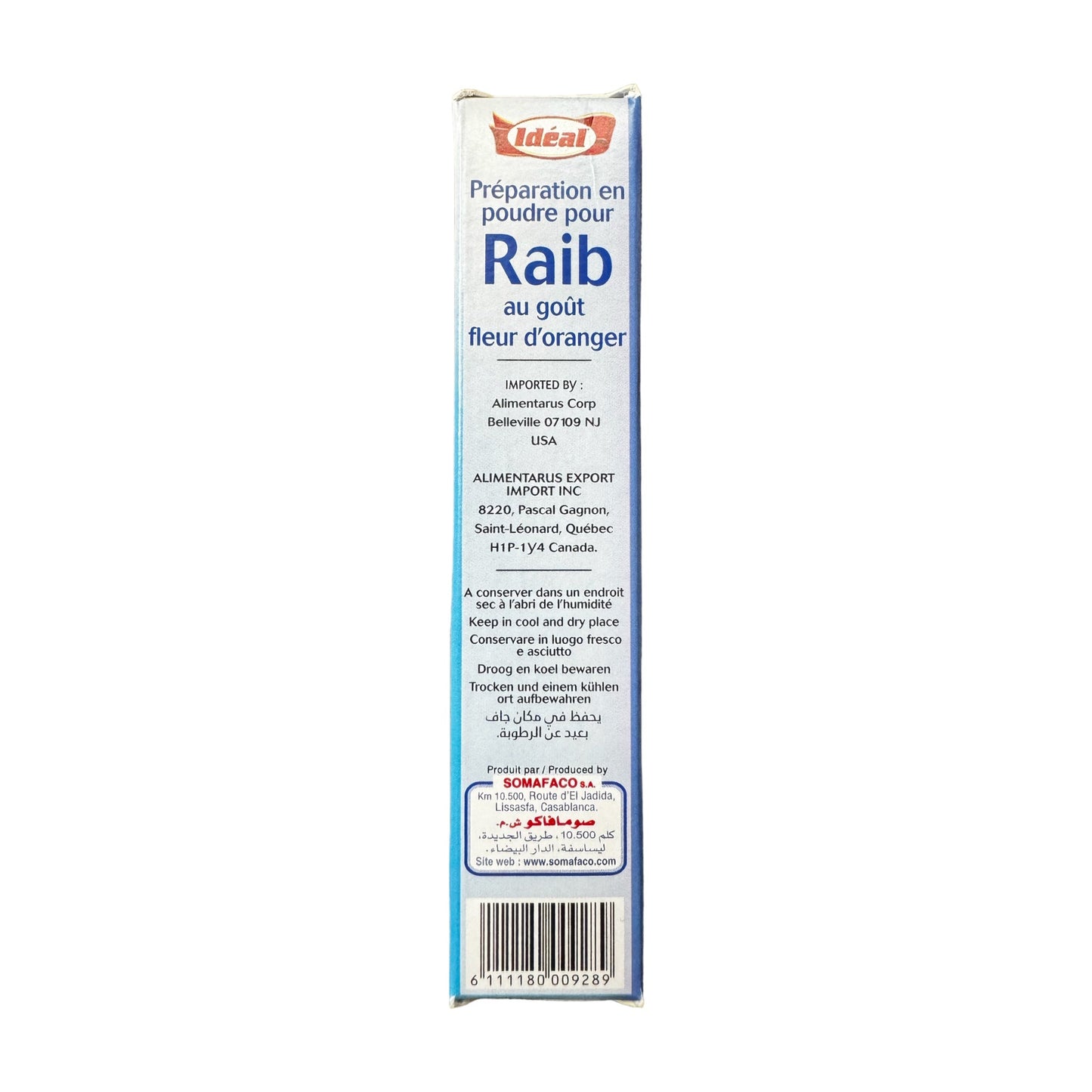 Idéal Orange Blossom Flavored Raïb Mix
