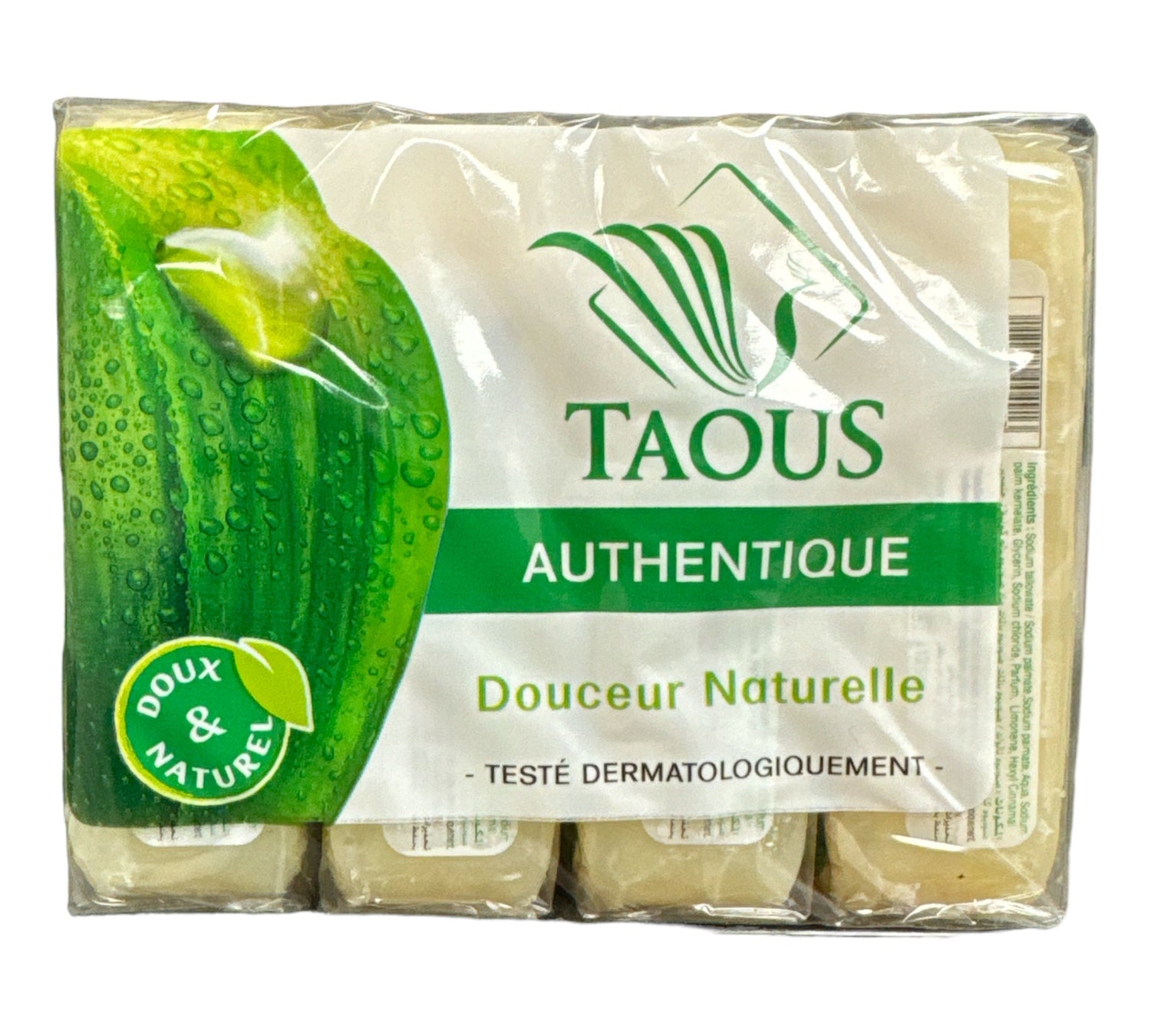 Authentic Moroccan Soap Savon TAOUS 4x125g