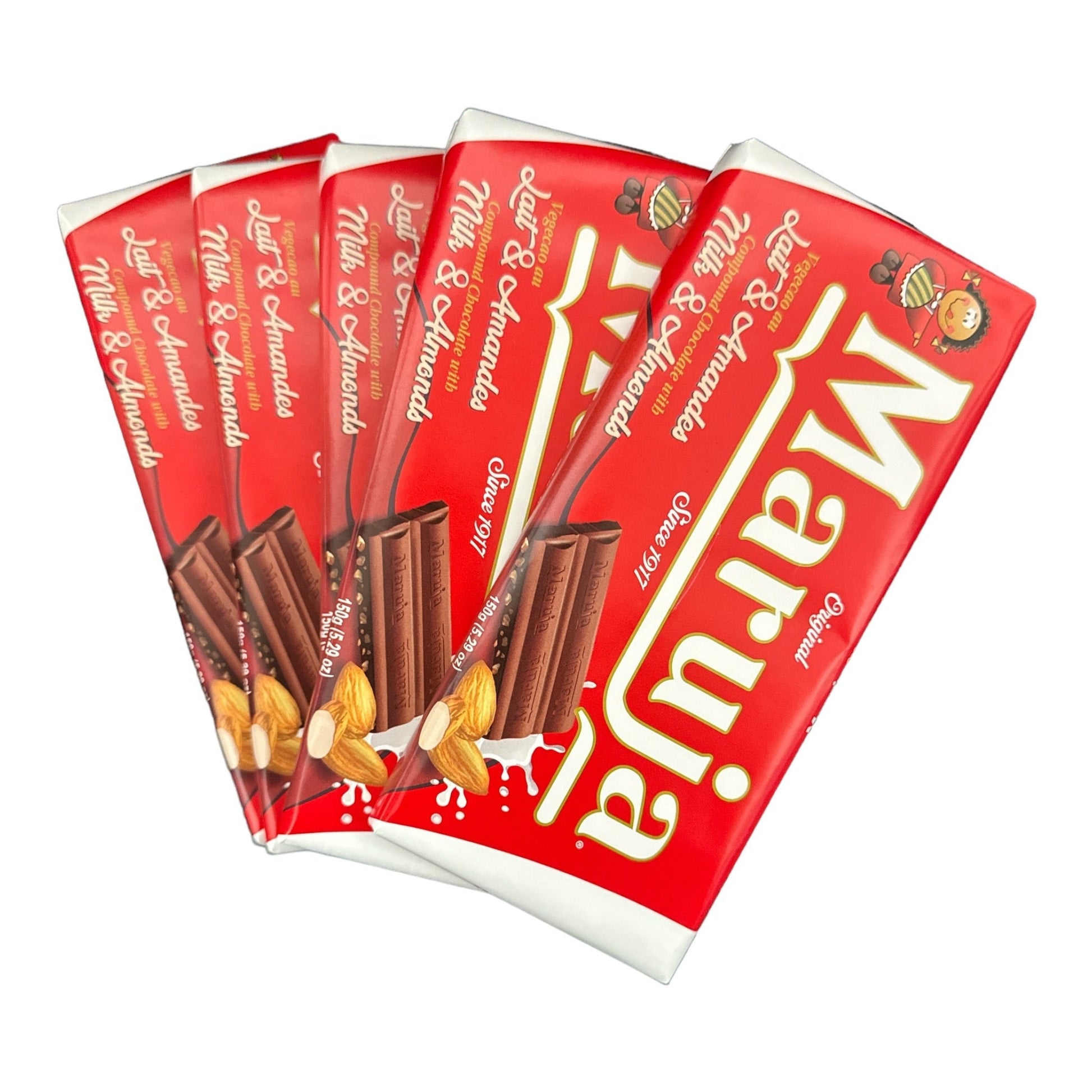 Maruja Almond Chocolate Bars 5-Pack