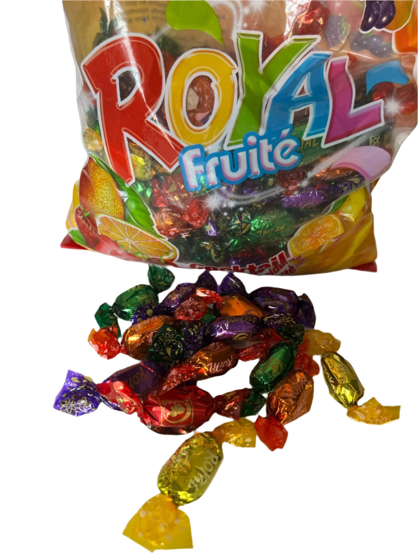 X 10 Royal Candy Cocktail Fruit Flavor Sweet Bonbons