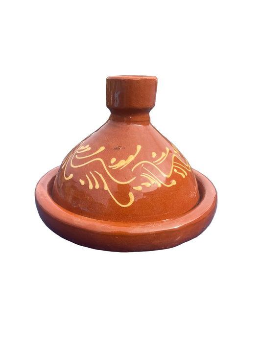 Natural Moroccan Tagine Clay Pot for 1 to 2 people